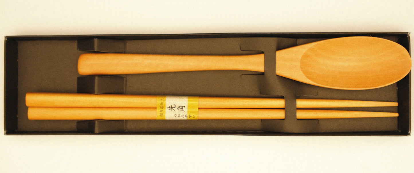 Wooden Chopsticks and spoon set