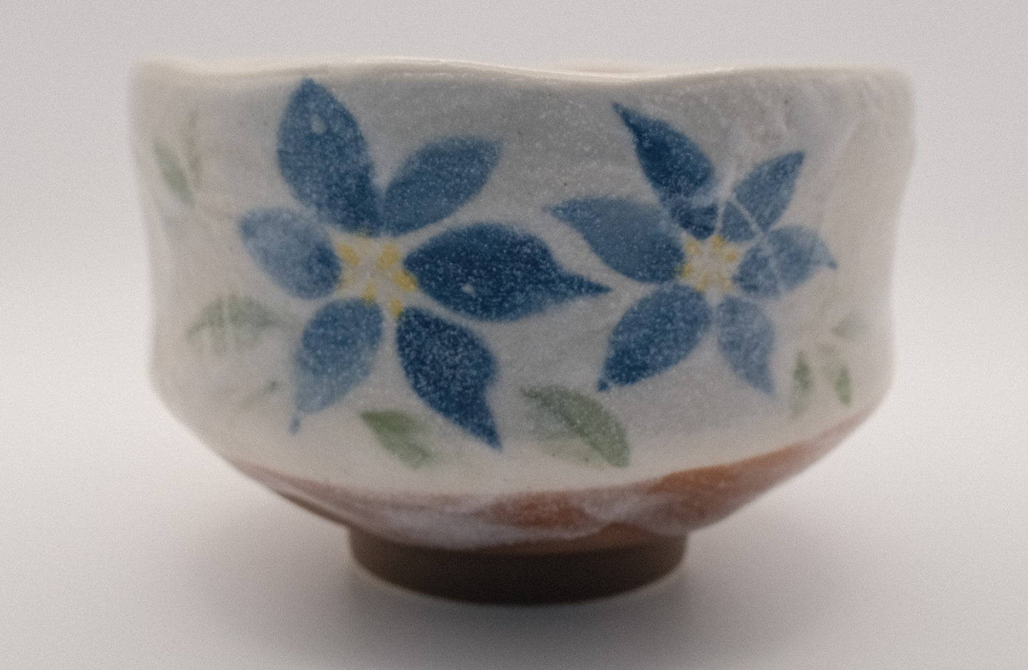 Mini Matcha set - Japanese Maple and Tessen flower motif (2 bowls, whisk, scoop)