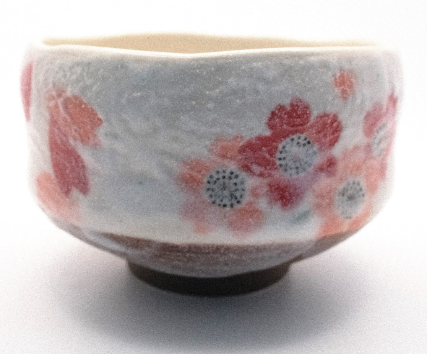 Mini Matcha set - Plum and Sakura motif (2 bowls, whisk, scoop)
